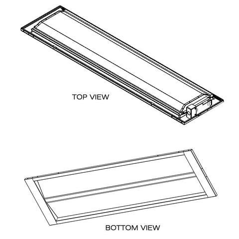 AEI Lighting LID Series LED Troffer & Grid Retrofit