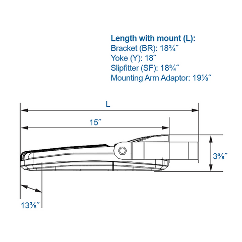 SAL 87 LED Site & Area Light Fixture