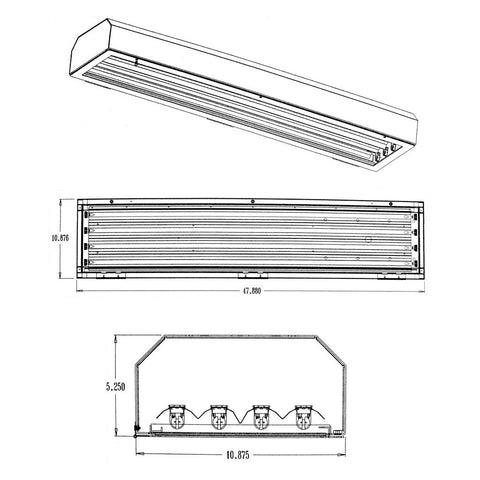 T5HO Fluorescent SiteMax Series For Street, Roadway & Area Lighting