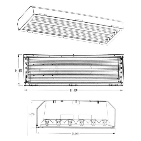 T5HO Fluorescent SiteMax Series For Street, Roadway & Area Lighting