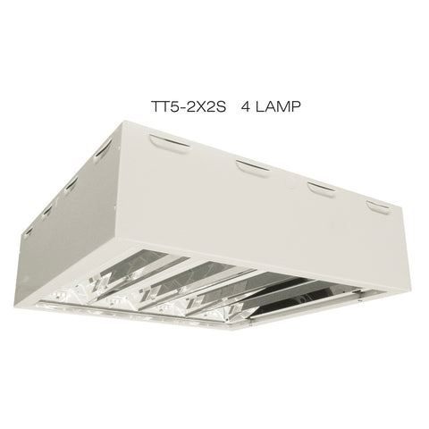 T5HO TWIN-TUBE FLUORESCENT 3, 4 & 5 LAMP SURFACE MOUNT LIGHTING FIXTURES