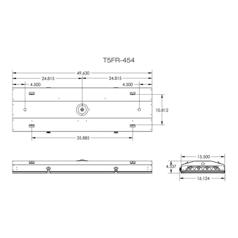 T5HO FLUORESCENT T5FR 4 & 6 LAMP HIGH-BAY GASKETED FOR EXTREME ENVIRONMENTS
