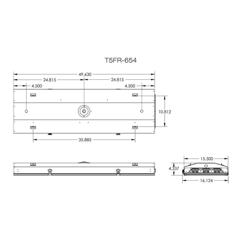 T5HO FLUORESCENT T5FR 4 & 6 LAMP HIGH-BAY GASKETED FOR EXTREME ENVIRONMENTS