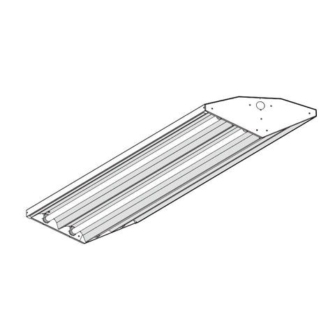 T5HO FLUORESCENT VMAX 4, 6 & 8 LAMP LINEAR LIGHTING FIXTURE