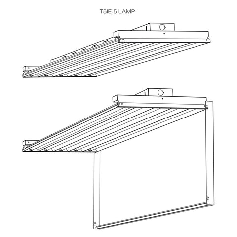 65C-RATED T5HO ENERGY-EFFICIENT ECONOMY LIGHTING FIXTURE FOR HIGH BAY