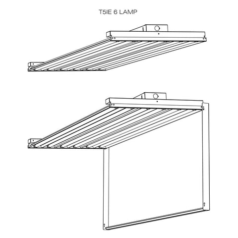 65C-RATED T5HO ENERGY-EFFICIENT ECONOMY LIGHTING FIXTURE FOR HIGH BAY