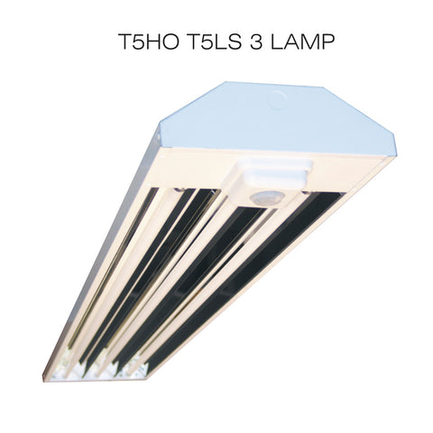 T5HO FLUORESCENT T5LS 2, 3 & 4 LAMP LINEAR LIGHTING FIXTURE with SENSOR