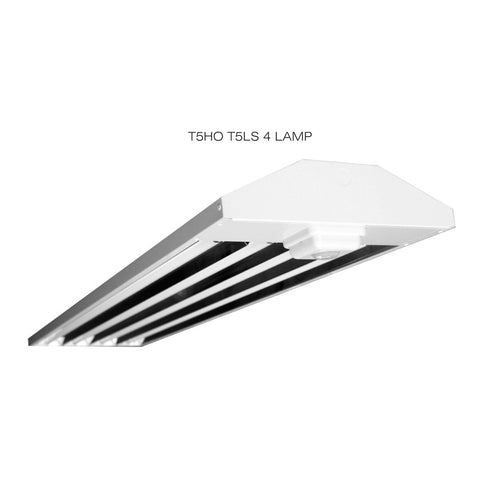 T5HO FLUORESCENT T5LS 2, 3 & 4 LAMP LINEAR LIGHTING FIXTURE with SENSOR