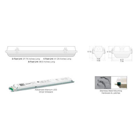 VT P-LED Vapor Tight for Wet / IP67 & Cold Storage