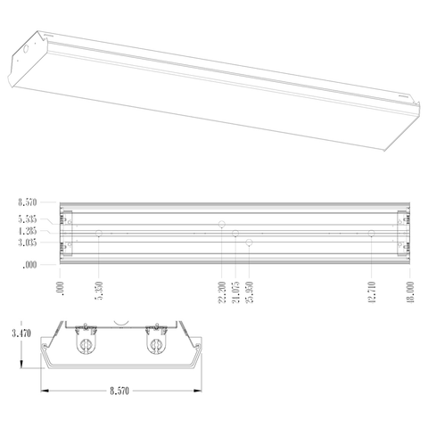 AEI Lighting WLS Series LED Wrap