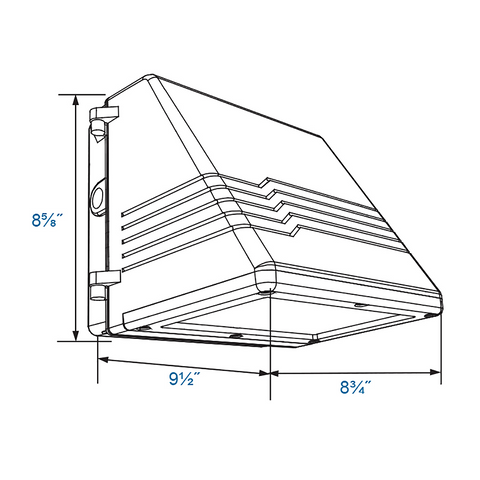 WP 25 WallPack LED Lighting Fixture